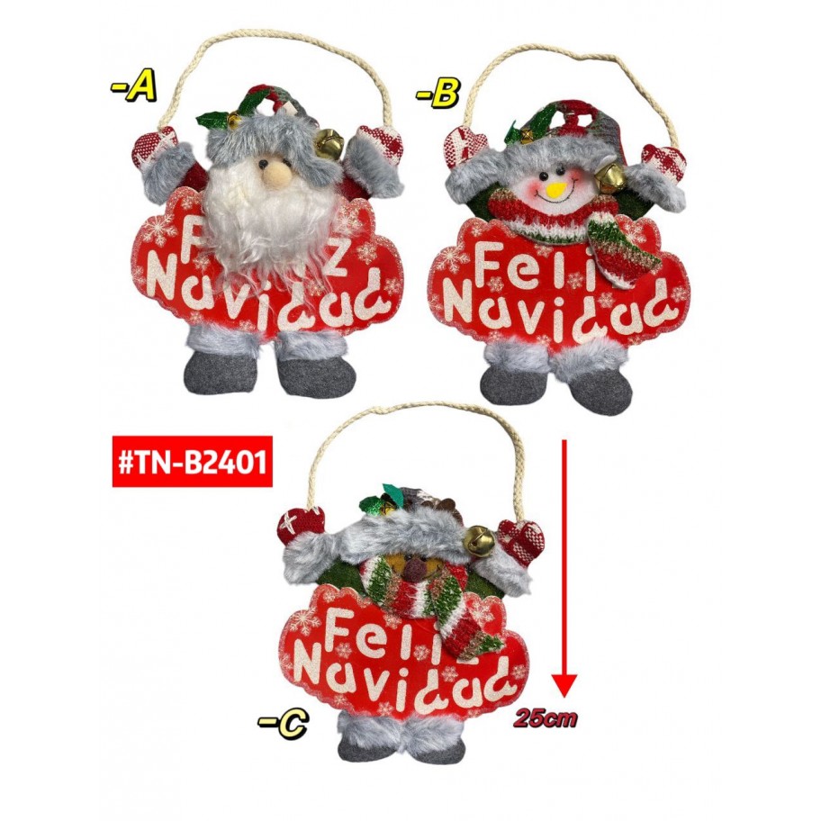 ADORNO DE NAVIDAD #TN-B2401  P.U