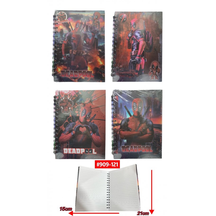 LIBRETA DEADPOOL #909-121