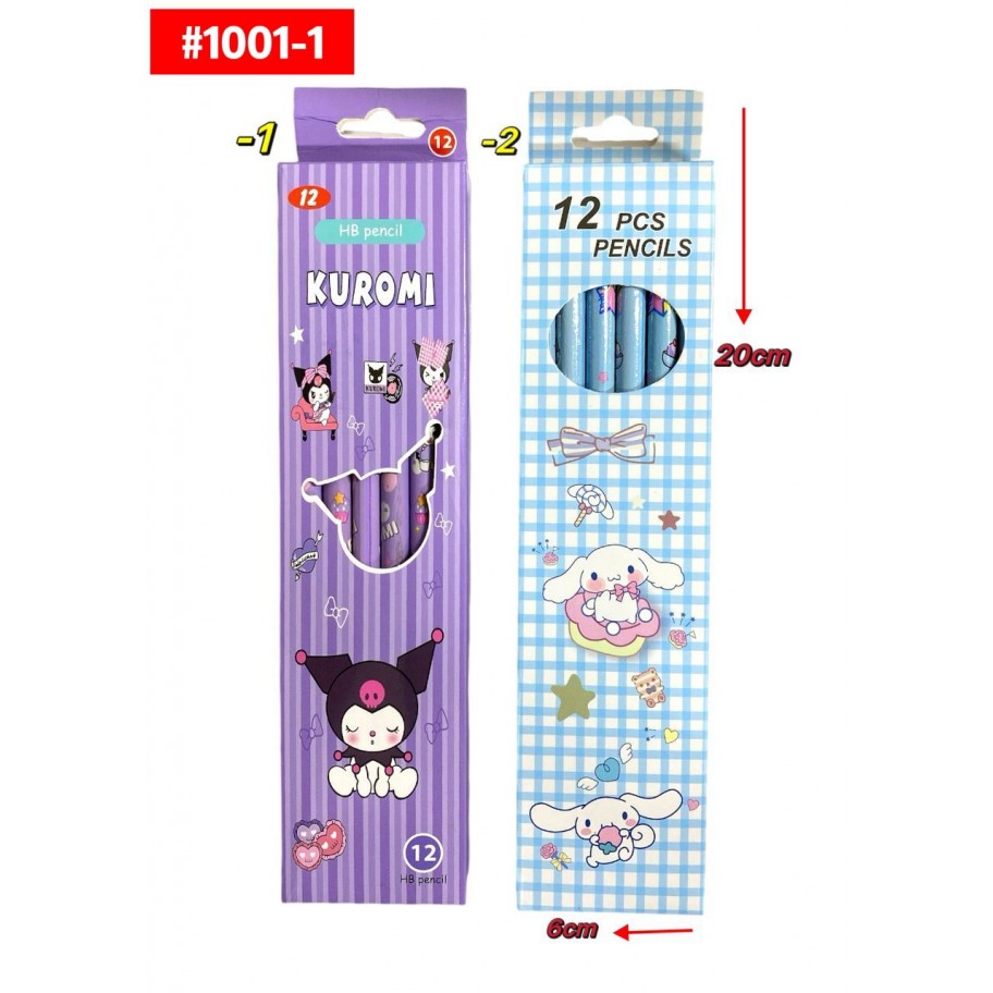 LÁPIZ SANRIO 12uds #1001-1