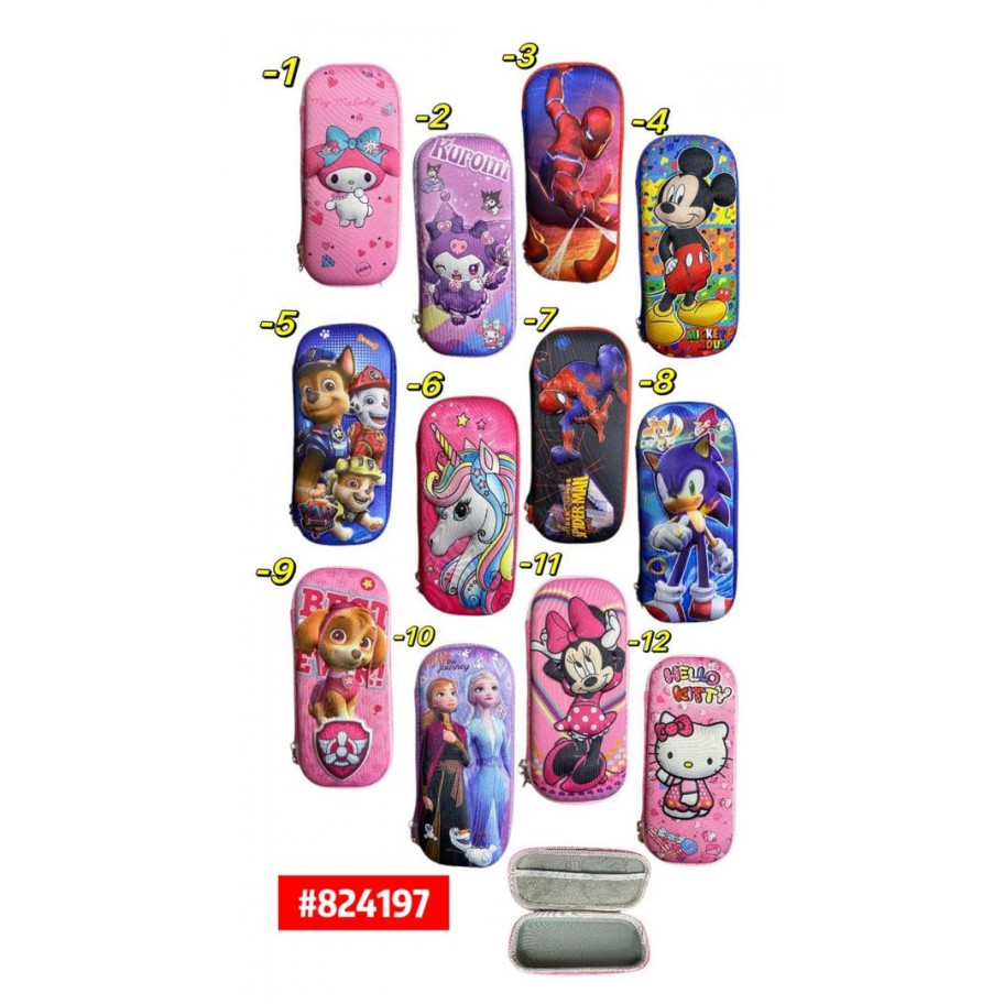 CARTUCHERA INFANTIL 3D #824197 P.U