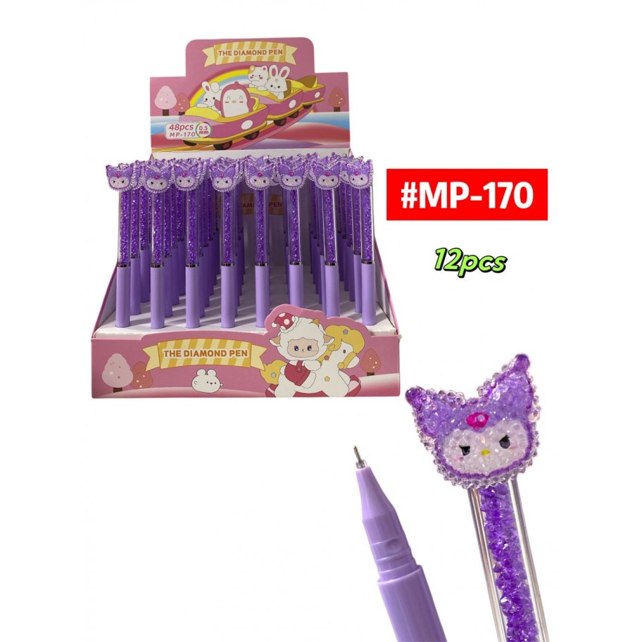 LAPICERO KUROMI DIAMANTES 12uds #MP-170