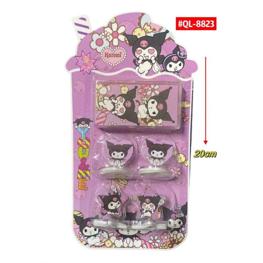 KIT DE SELLOS KUROMI 5pcs #QL-8823