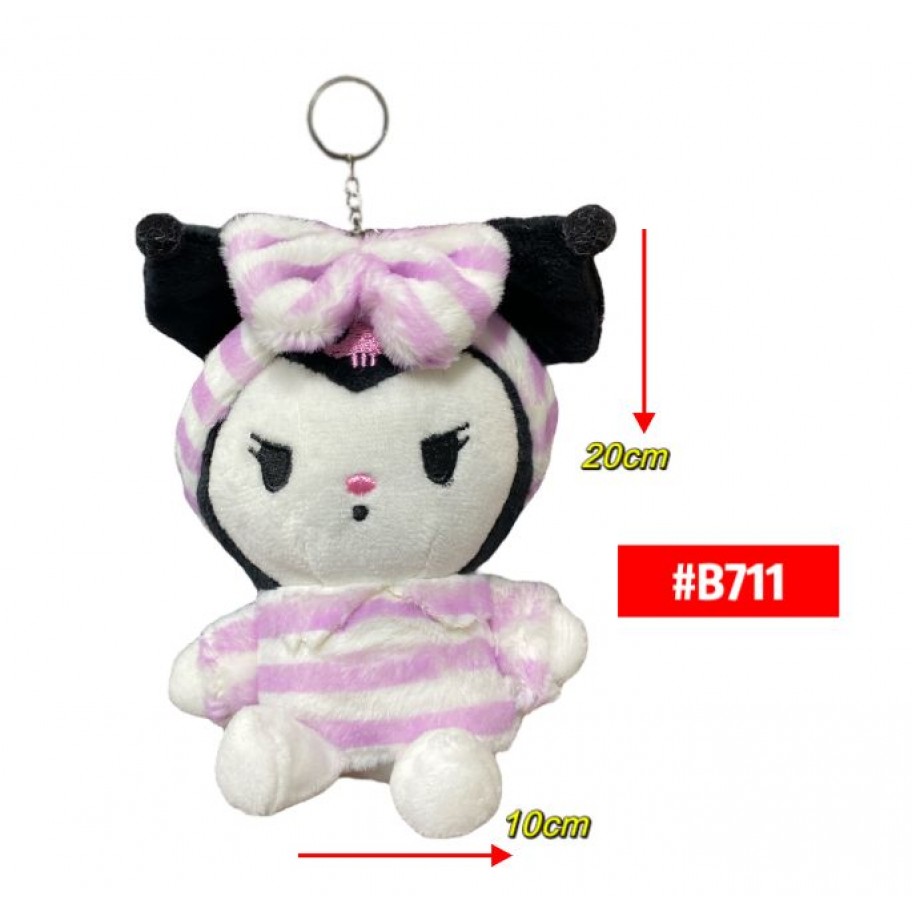 LLAVERO PELUCHE KUROMI #B711