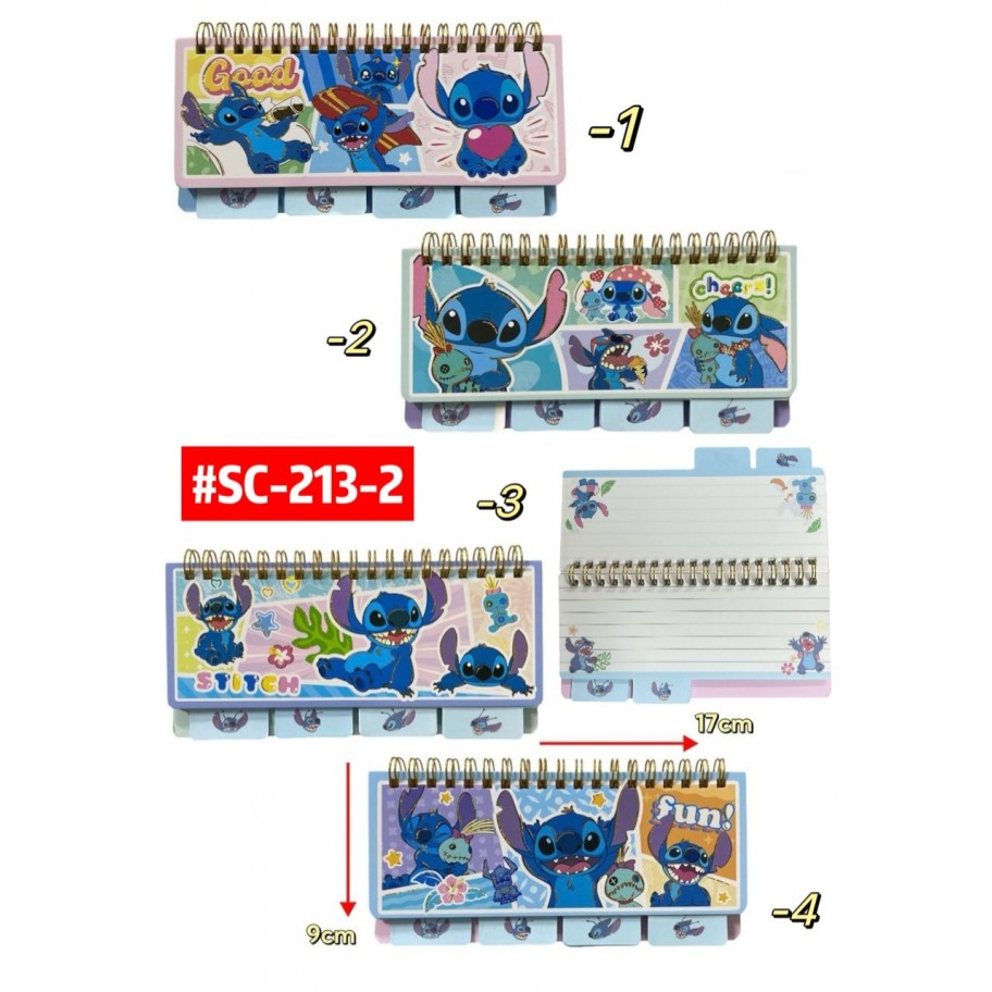AGENDA DE NOTAS STITCH #SC-213-2