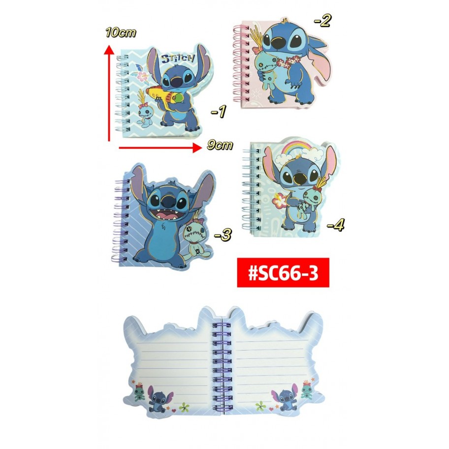 AGENDA DE NOTAS STITCH #SC66-3