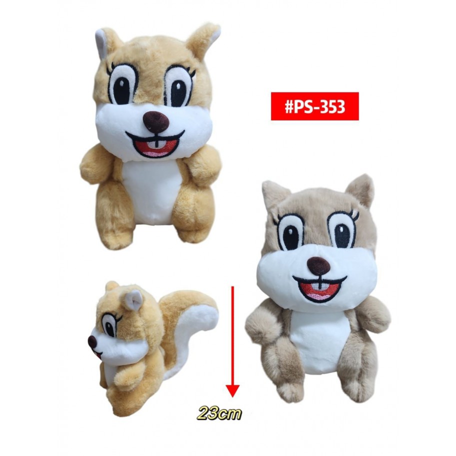 PELUCHE ARDILLA 23cm #PS-353 P.U