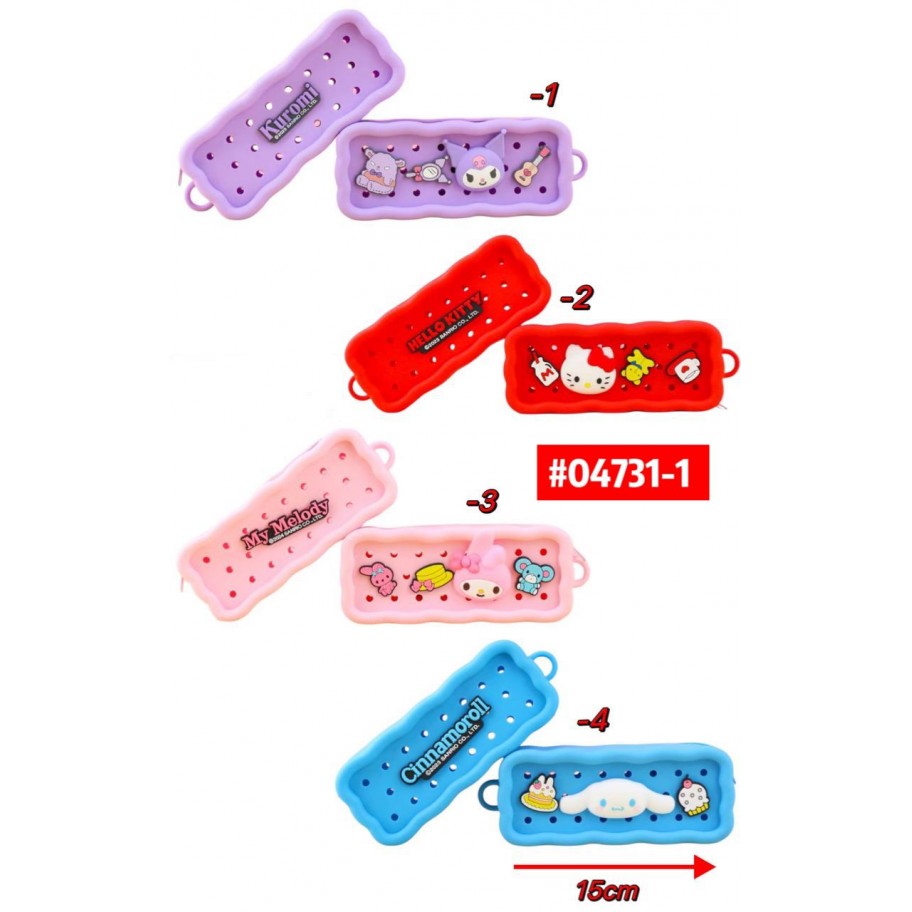 CARTUCHERA DE SILICON SANRIO #04731-1  P.U