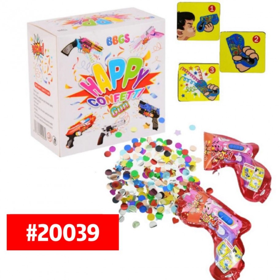 CAÑON DE CONFETTI #20039 P.U