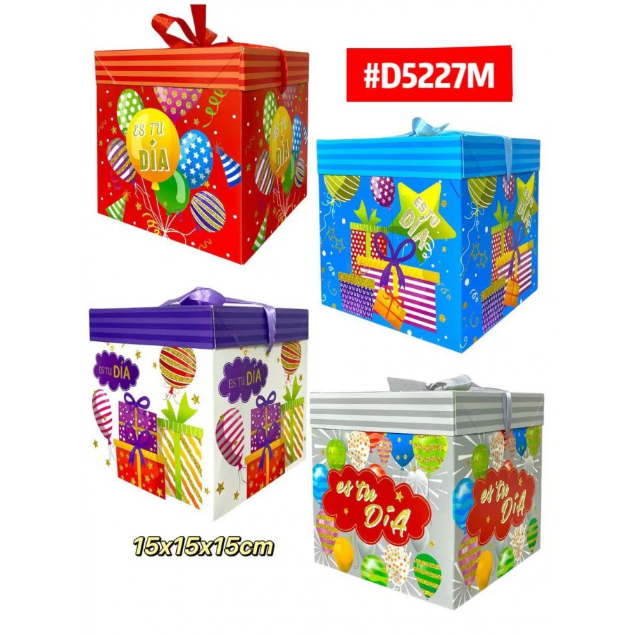 CAJAS MEDIANAS DE REGALO 12uds #D5227M