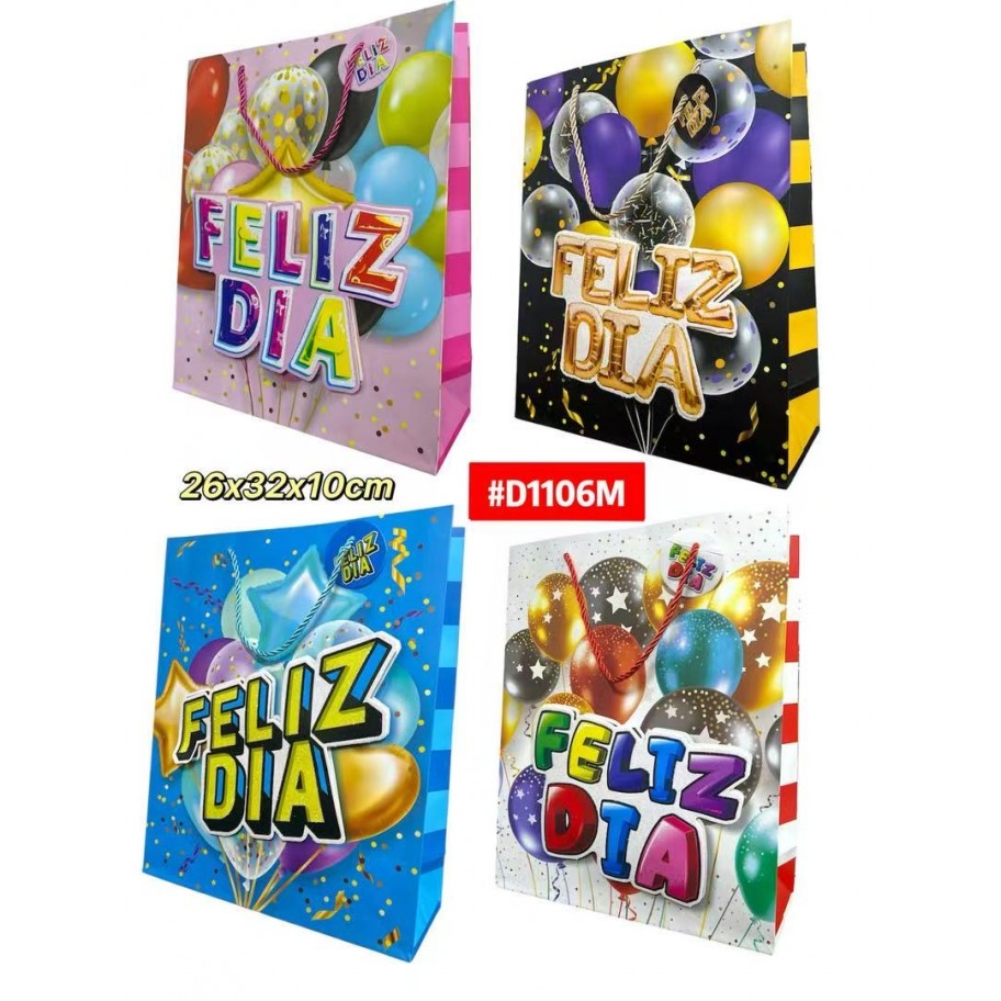 BOLSAS MEDIANAS DE REGALO 12uds #D1106M