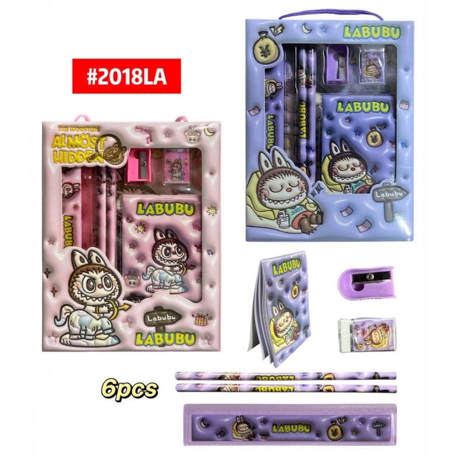 KIT ESCOLAR SANRIO LABUBU 6pcs #2018LA P.U