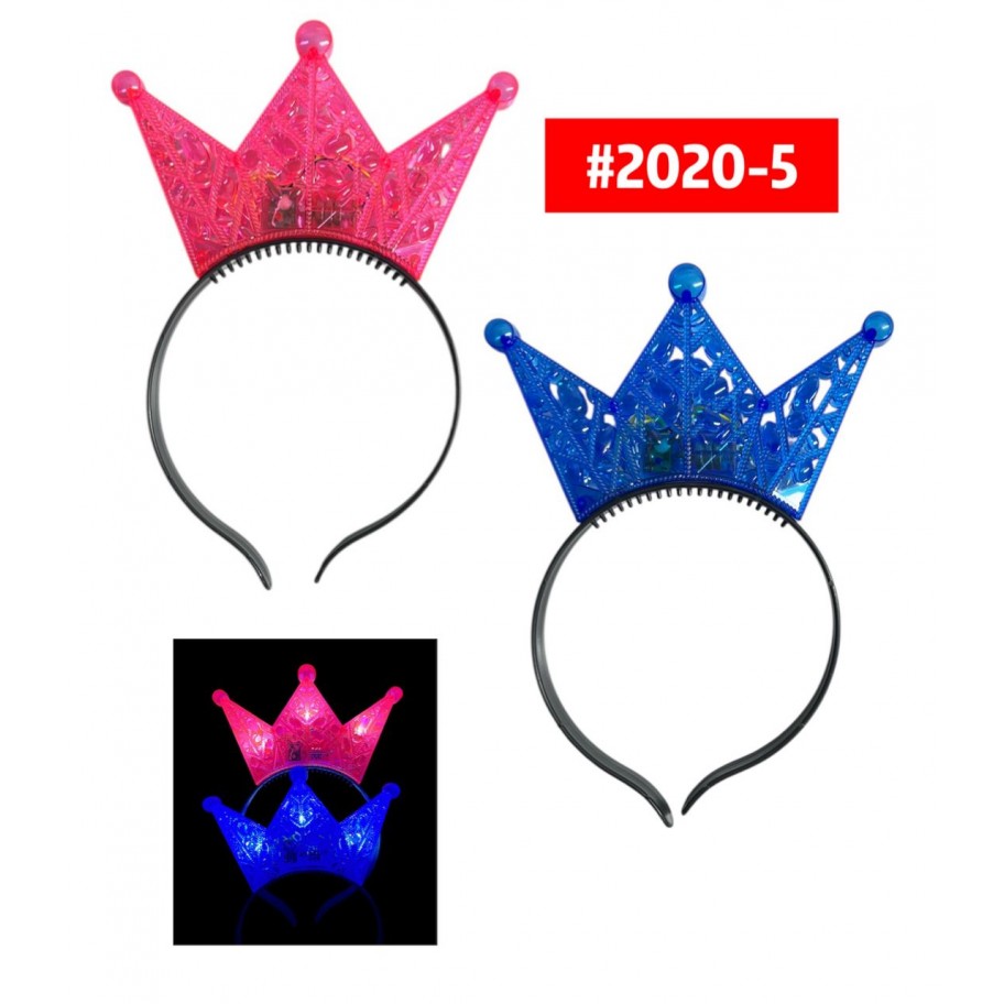 CINTILLO CORONA CON LUCES LED #2020-5
