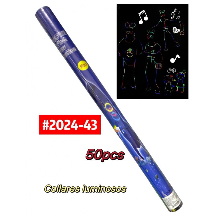 COLLARES 22" LUMINOSOS *50 #2024-43