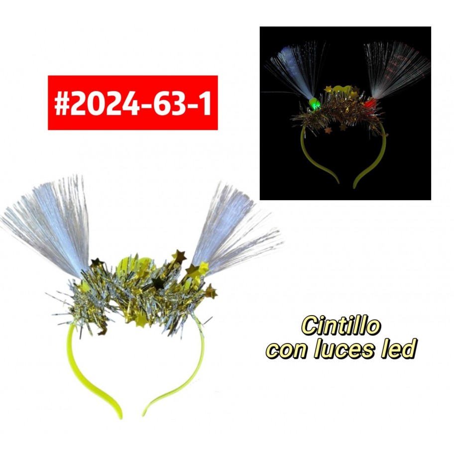 CINTILLO CON LUCES LED #2024-63-1 PROMO