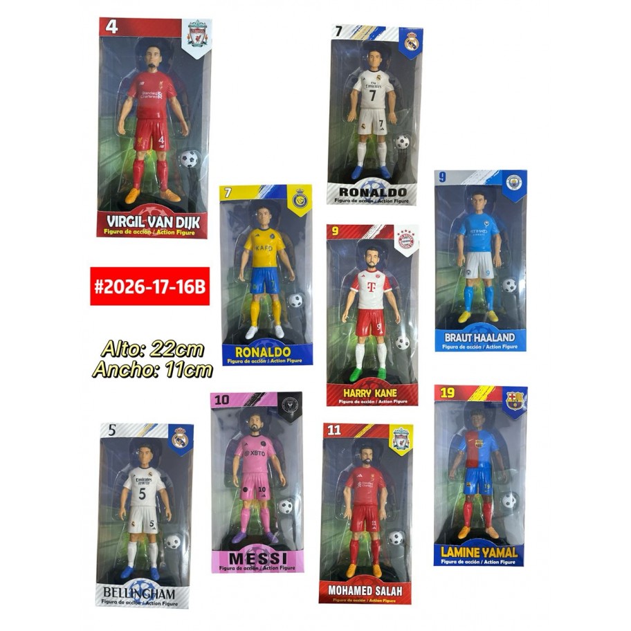 MUÑECO DE COLECCION FUTBOL #2026-17-16B