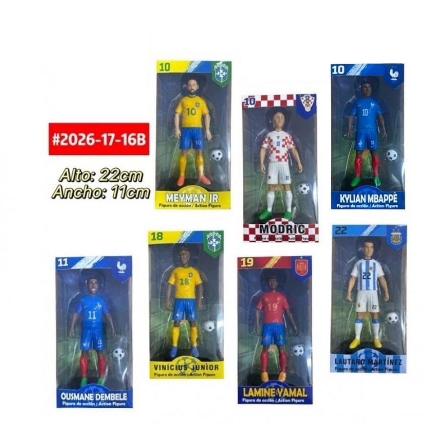 MUÑECO DE COLECCION FUTBOL #2026-17-16B