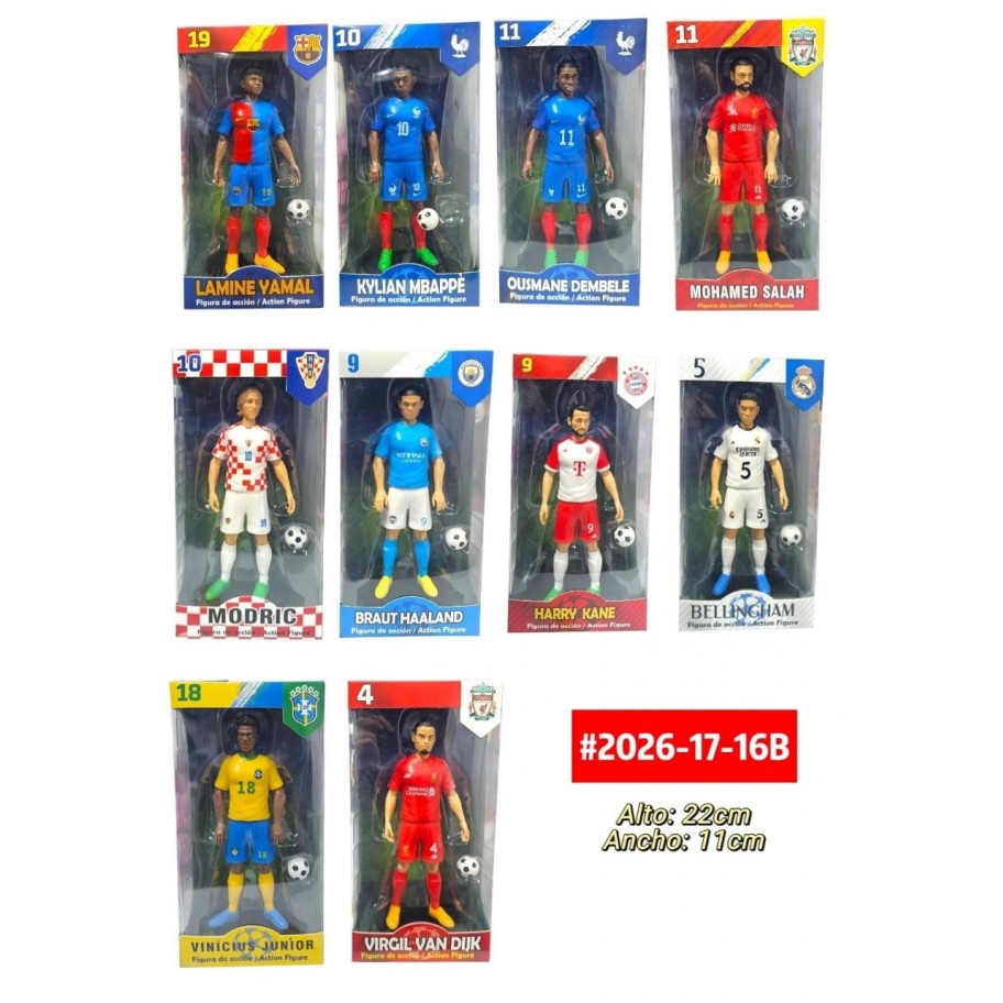 MUÑECO DE COLECCION FUTBOL #2026-17-16B