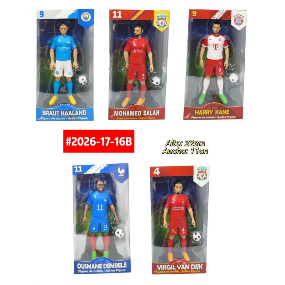 MUÑECO DE COLECCION FUTBOL #2026-17-16B