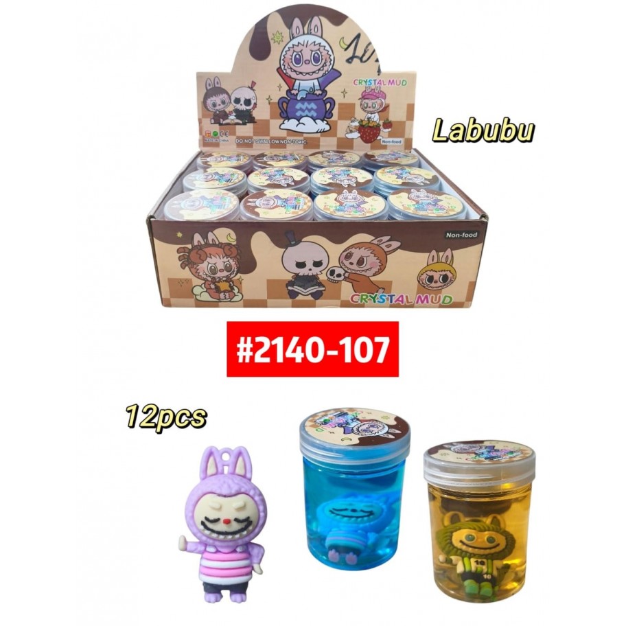 SLIME MUÑECO LABUBU *12 #2140-107 PROMO