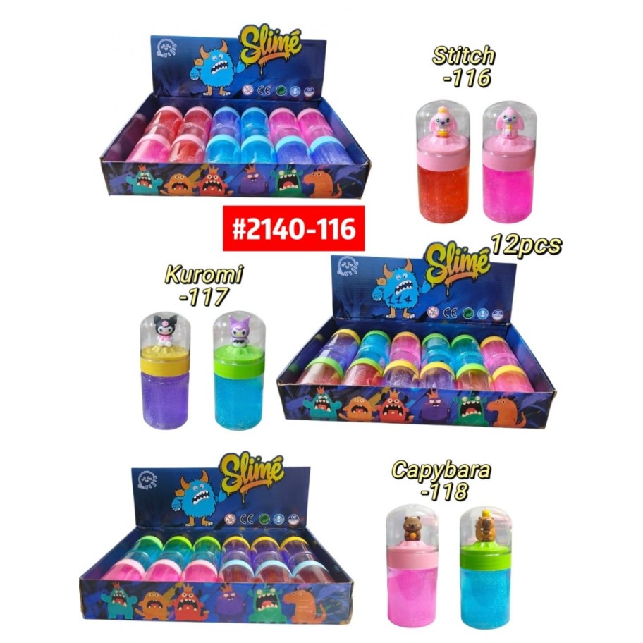 SLIME STITCH KUROMI CAPYBARA *12 #2140-116
