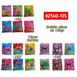 SLIME EN BOLSITA *12 #2140-135