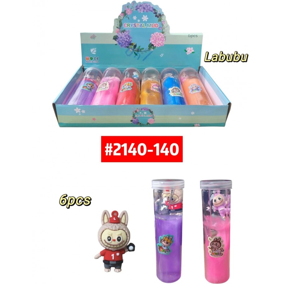 SLIME TUBO LARGO LABUBU *6 #2140-140 PROMO