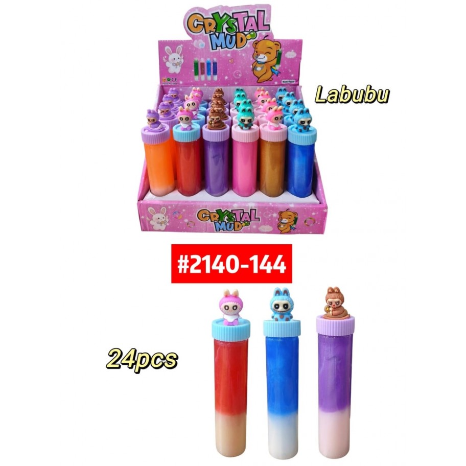 SLIME TUBO BICOLOR LABUBU *24 #2140-144 PROMO