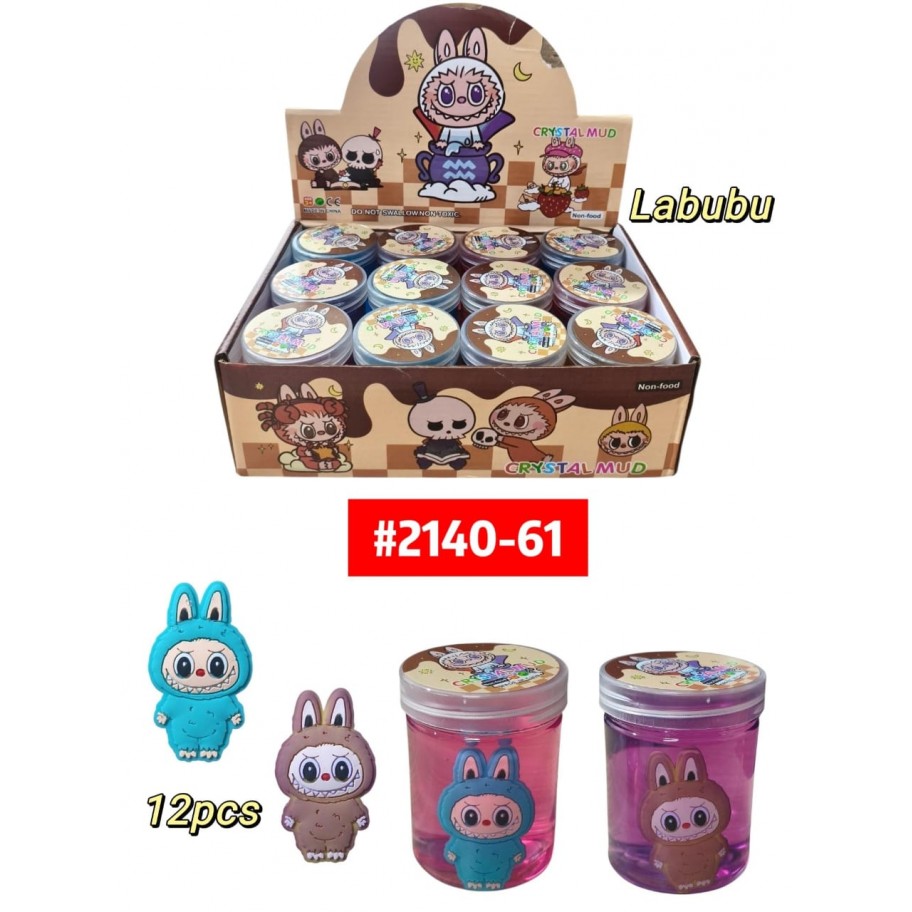 SLIME PLANO LABUBU *12 #2140-61 PROMO