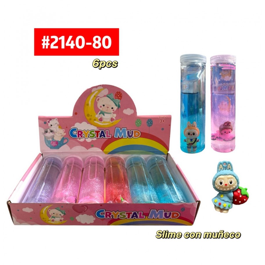 SLIME LARGO LABUBU MUÑECO *6 #2140-80