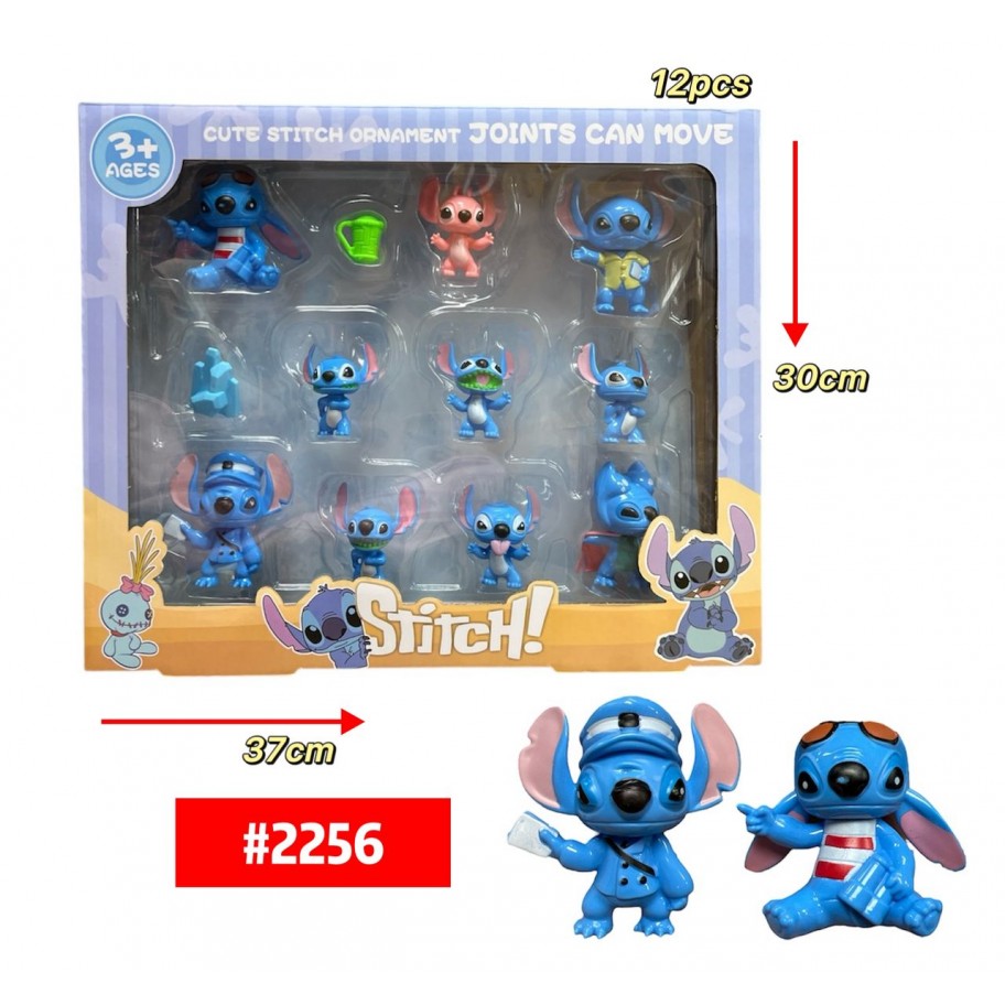 MUÑECOS STITCH 12pcs #2256 P.U