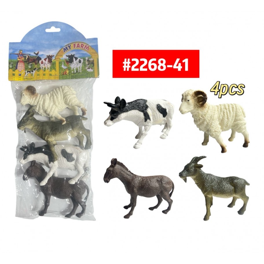 ANIMALES DE GRANJA 4pcs #2268-41