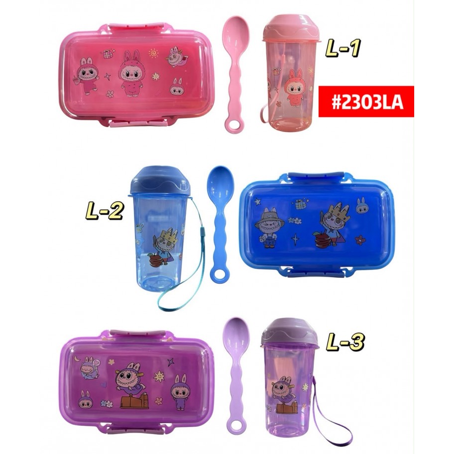 KIT DE LONCHERA 3in1 LABUBU #2303LA PROMO