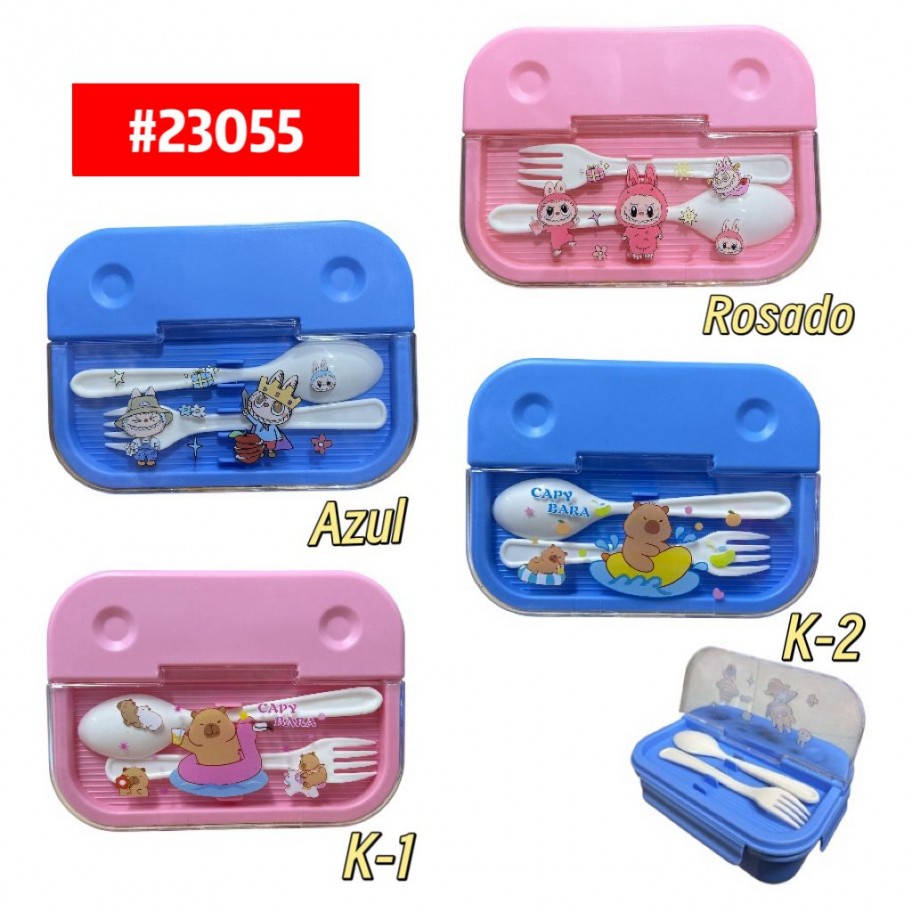 KIT DE LONCHERA 3in1 LABUBU CAPYBARA #23055