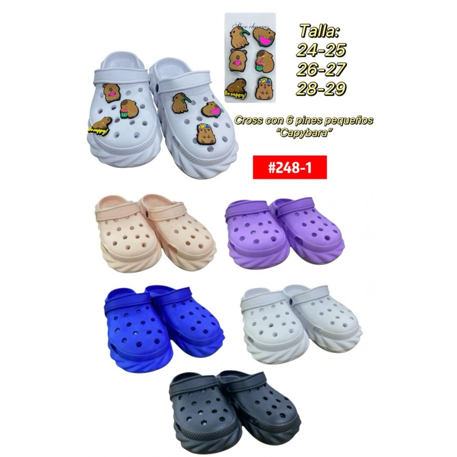 CROCS INFANTIL #248-1 P.U