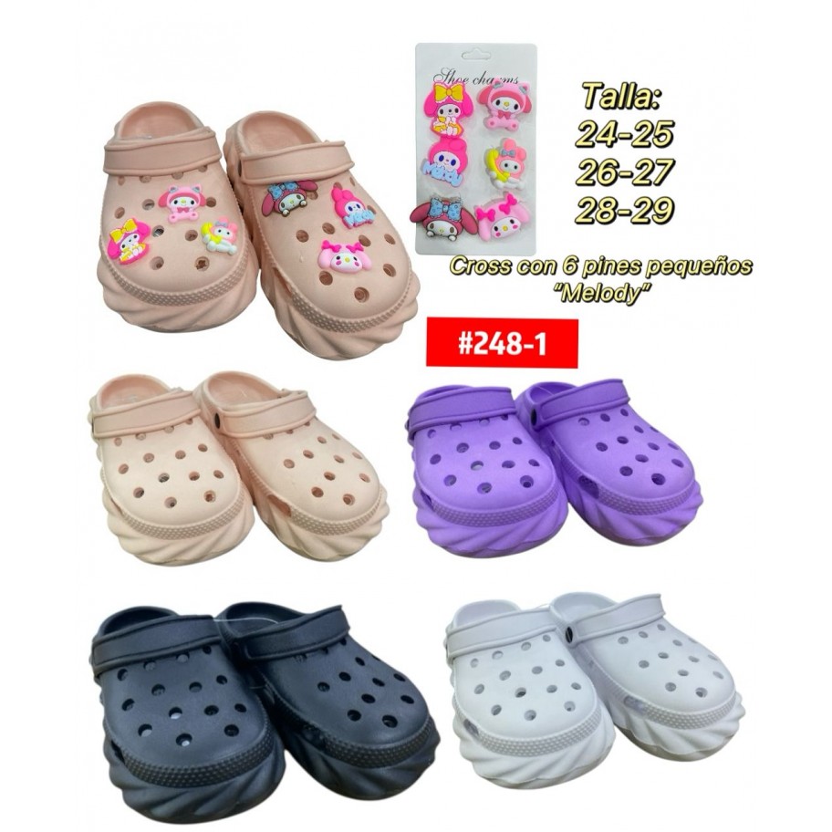 CROCS INFANTIL #248-1 P.U