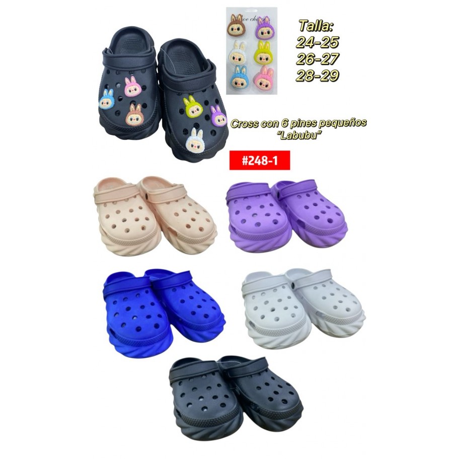 CROCS INFANTIL #248-1 P.U