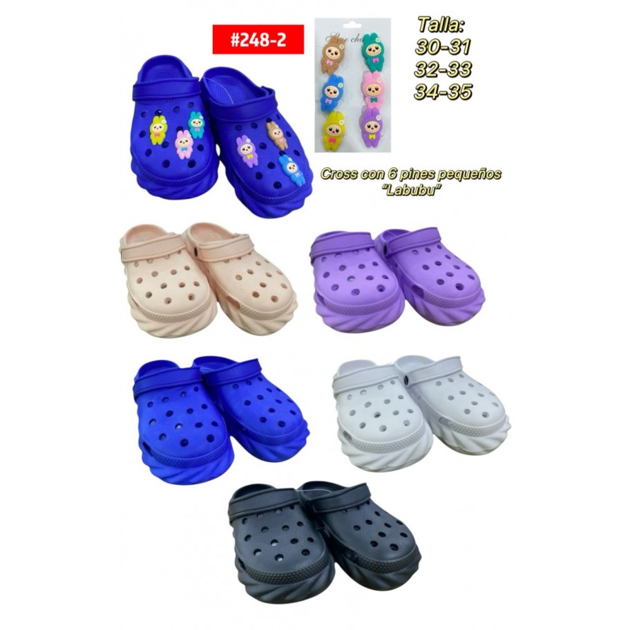 CROCS INFANTIL #248-2 P.U