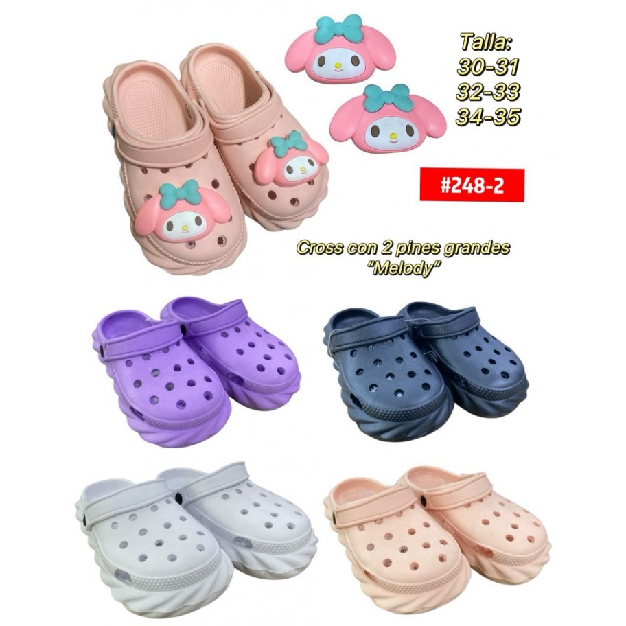 CROCS INFANTIL #248-2 P.U