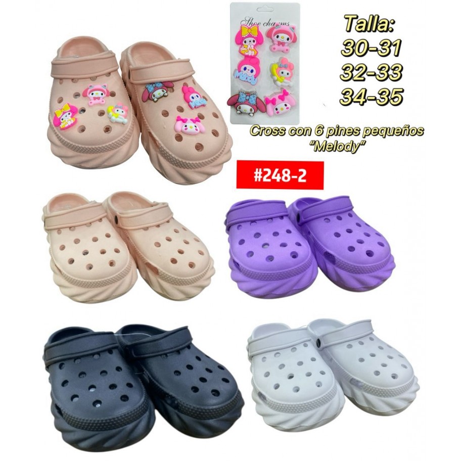 CROCS INFANTIL #248-2 P.U