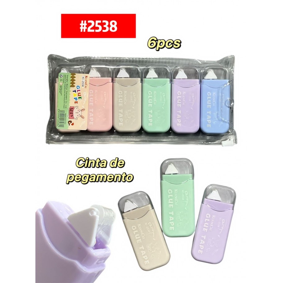 CINTA DE PEGAMENTO *6 #2538 P.U