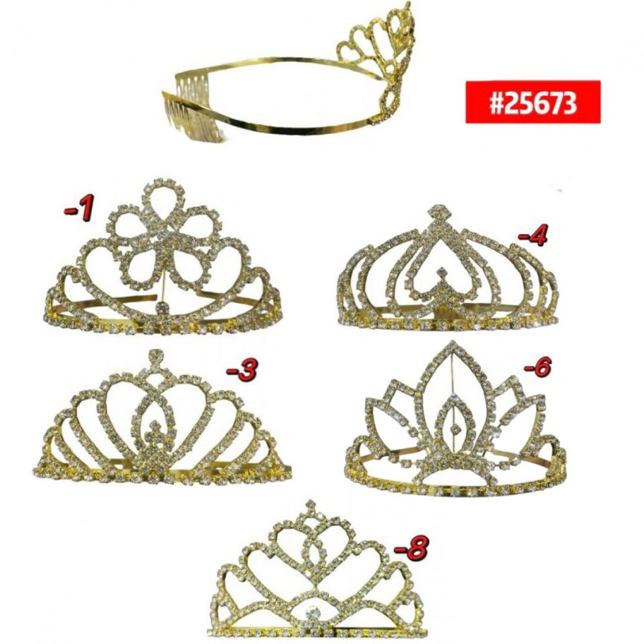 TIARA BRILLANTES DORADO #25673