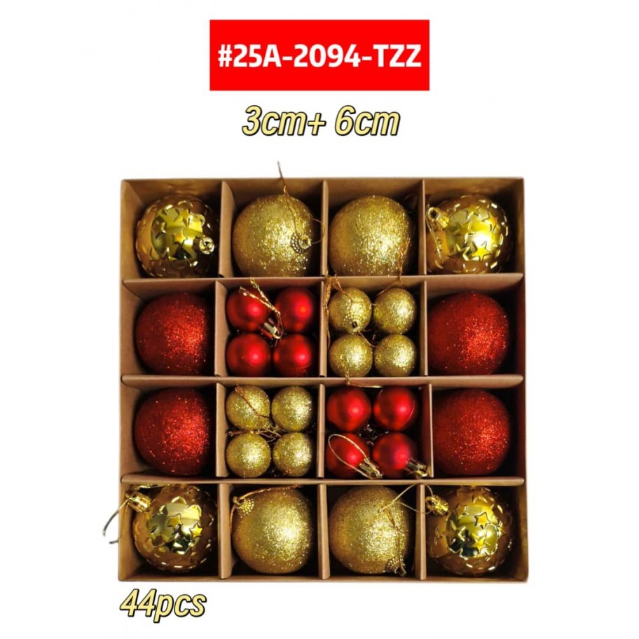 SET DE BAMBALINAS BICOLOR 44pcs #25A-2094-TZZ