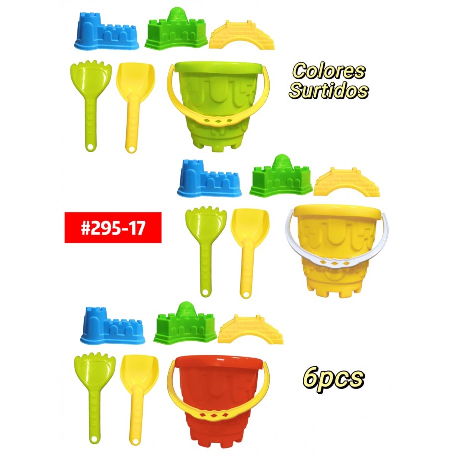 TOBO PLAYERO DE 6pcs #295-17 P.U