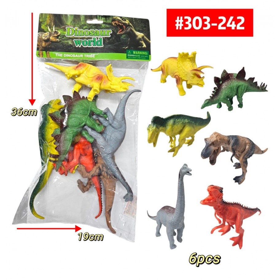 DINOSAURIO 6pcs #303-242