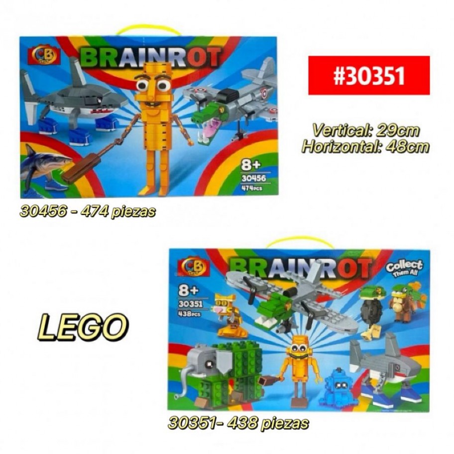 LEGO ITALIAN BRAINROT 438-474pcs #30351
