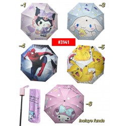 PARAGUAS INFANTIL SANRIO SPIDERMAN PIKACHU #3141 P.U