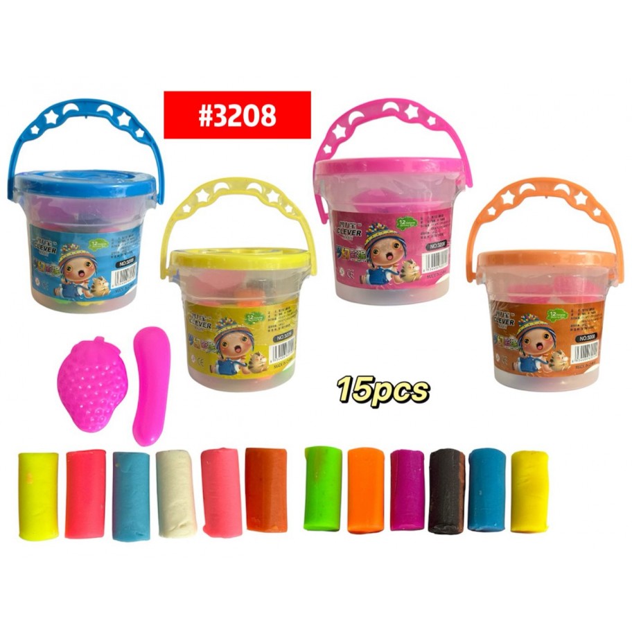 PLASTIDEDOS TOBO 15pcs #3208