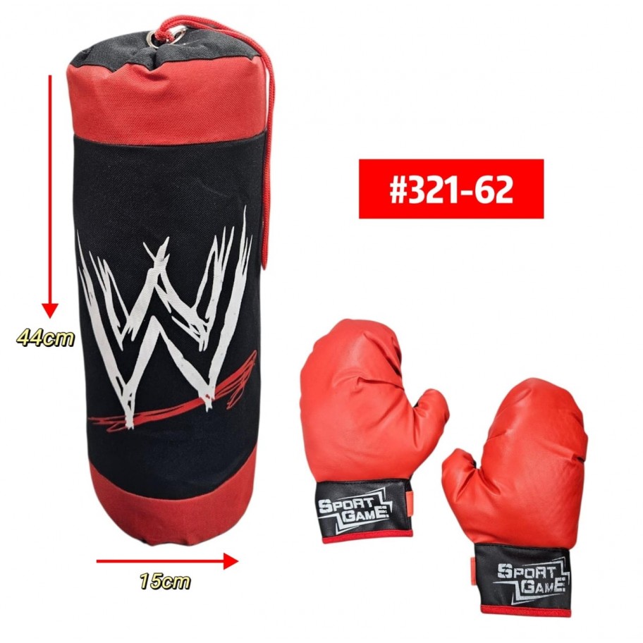 SACO DE BOXEO W ROJO #321-62
