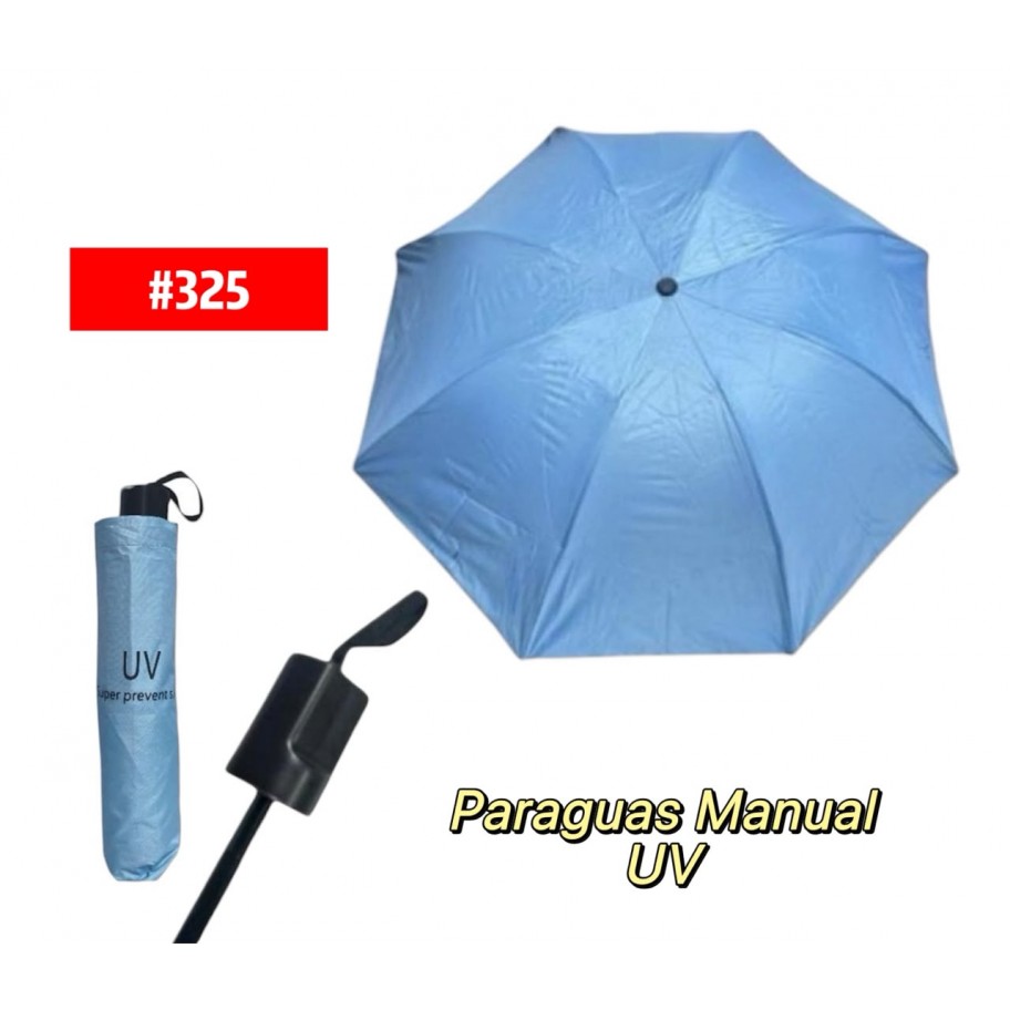PARAGUAS MANUAL UV UNICOLOR #325