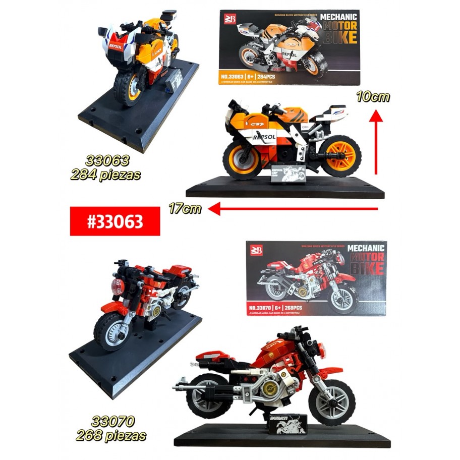 LEGO MOTO 284-268pcs #33063